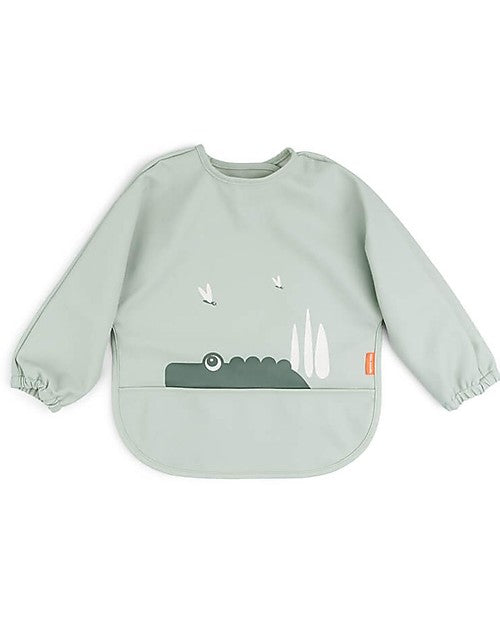 Bavaglio a Maniche Lunghe Impermeabile con Tasca - Croco - Verde - Cer Done By Deer