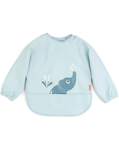 Bavaglio a Maniche Lunghe Impermeabile con Tasca - Elphee - Blu - Cert Done By Deer