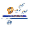 Carioca, Penne cancellabili Oops Pop blu, 12 pz