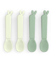 Set 4 Cucchiai Kiddish - Lalee - Verde - 100% Riciclabile senza Melami Done By Deer