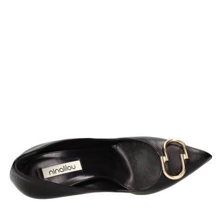 Ninalilou Scarpe con Tacco Nero da donna