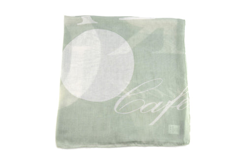 FOULARD STAMPA SCRITTE CAFENOIR