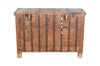 Biscottini Vecchio forziere in legno e ferro L127XPR46XH89 cm