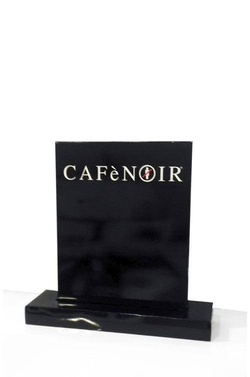CARTELLI BIFACCIALI CON LOGO 35X45X1,5