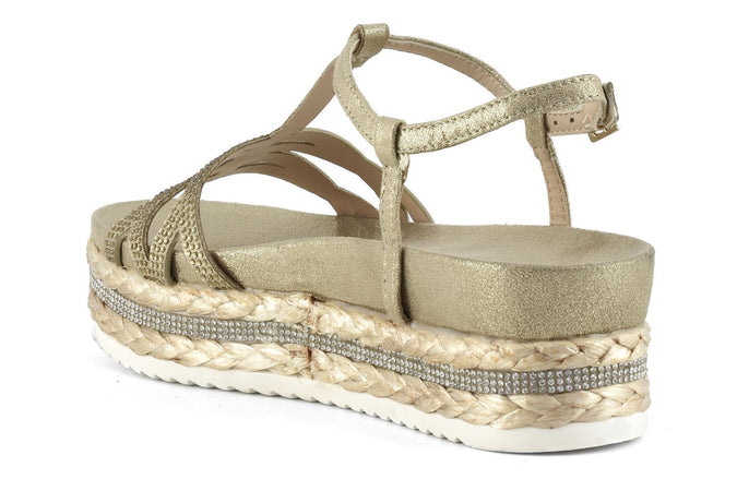 SANDALO MODELLO "T" CON MICROSTRASS