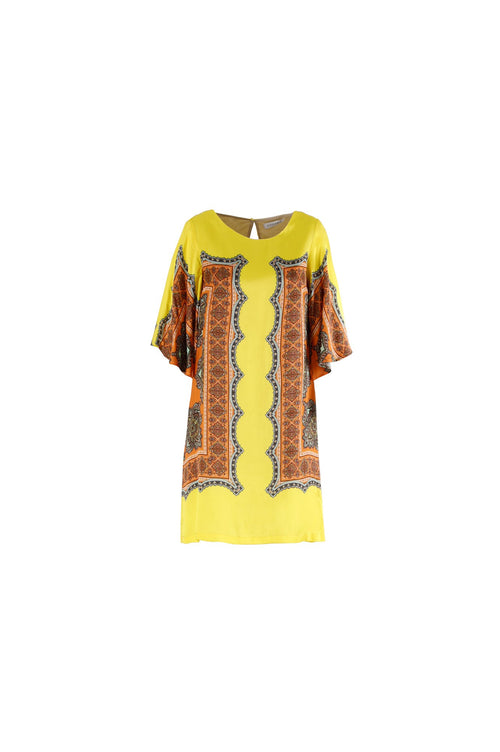 ABITO STAMPATO MANICHE AMPIE