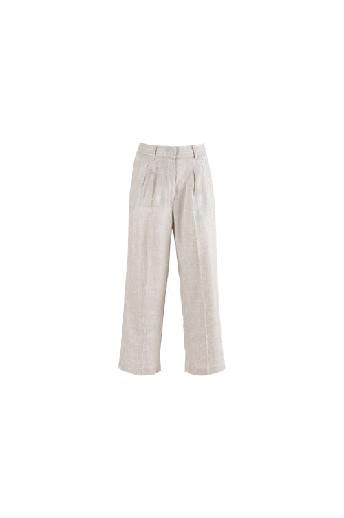 PANTALONE DOPPIA PIEGA LUREX