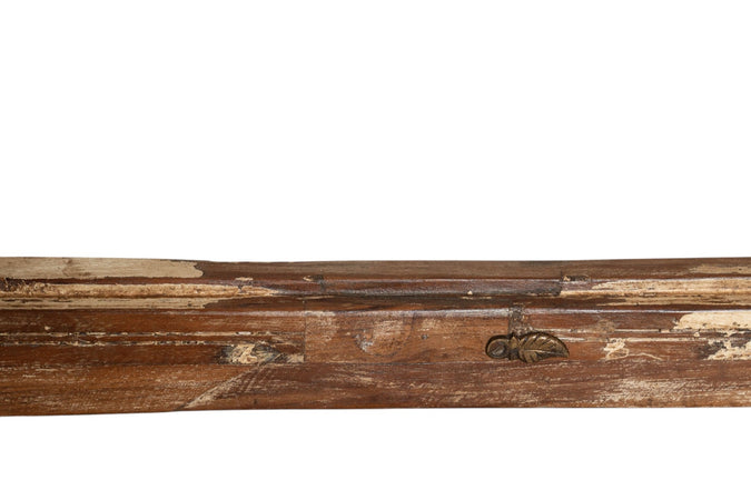Biscottini Finestra finestrina grata in legno massello e in ferro antica e vecchia medievale con telaio da interno o da esterno