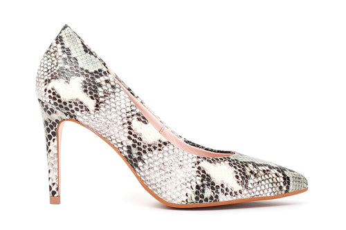 DÉCOLLETÉ IN PITONE TACCO 90 MM