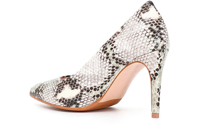 DÉCOLLETÉ IN PITONE TACCO 90 MM