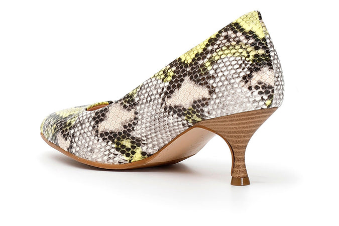 DÉCOLLETÉ IN PITONE TACCO 55 MM