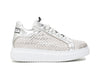 SNEAKERS INTRECCIATA LAMINATA