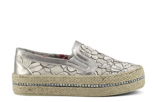 SLIP-ON FASCIA CORDA IN PIZZO E GLITTER