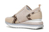 SLIP ON FINTO ALLACCIATO MULTIMATERIALE