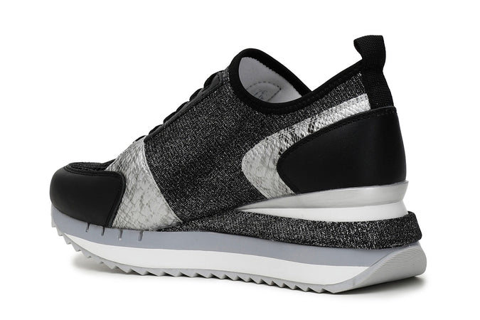 SLIP ON FINTO ALLACCIATO MULTIMATERIALE