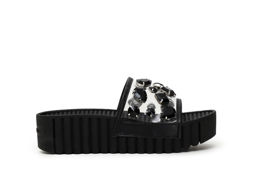 CIABATTA PVC E MACRO STRASS