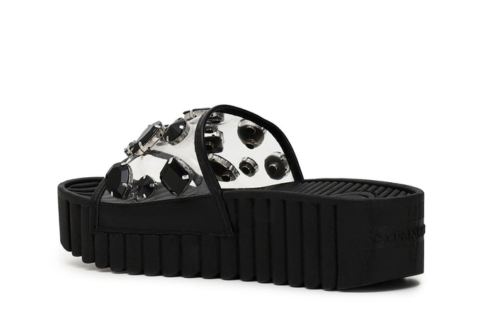 CIABATTA PVC E MACRO STRASS