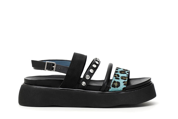 SANDALO FRATE NASTRO E MULTI LISTINI INCAVALLINO E SIMILPELLE