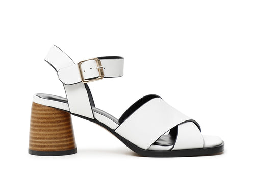 SANDALO PELLE INCROCIO