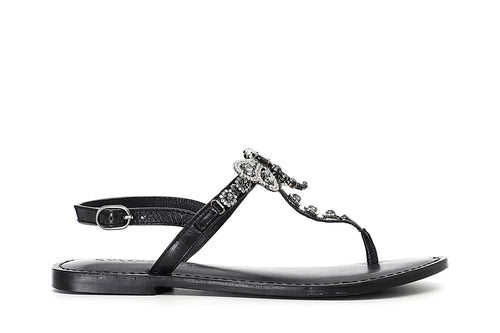 INFRADITO IN PELLE CON ACCESSORIO LIBELLULA