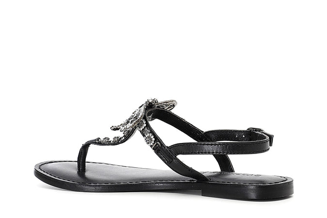 INFRADITO IN PELLE CON ACCESSORIO LIBELLULA