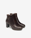 Nero Giardini tronchetti donna in pelle t.moro I513801D300