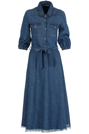 ABITO DENIM CON STRAS