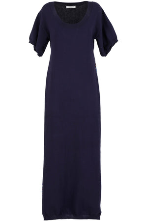 ABITO LUNGO IN VISCOSA E TESSUTO