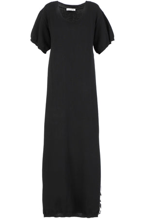 ABITO LUNGO IN VISCOSA E TESSUTO