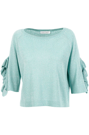 MAGLIA RUCHES ALLA MANICA