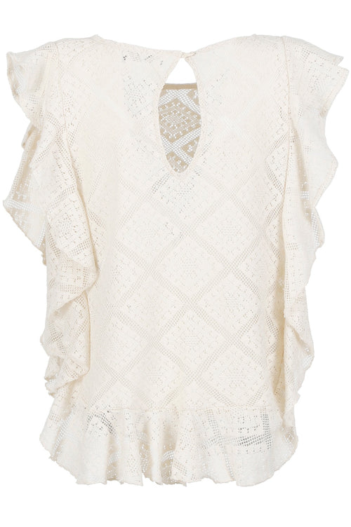 MAGLIA IN PIZZO CON RUCHES