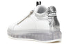 SNEAKERS IN PELLE CON CERNIERA