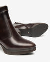 Nero Giardini tronchetti donna in pelle t.moro I513801D300