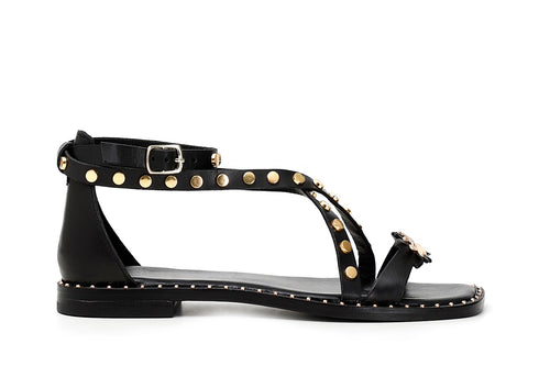 SANDALO CHIUSO DIETRO IN PELLE