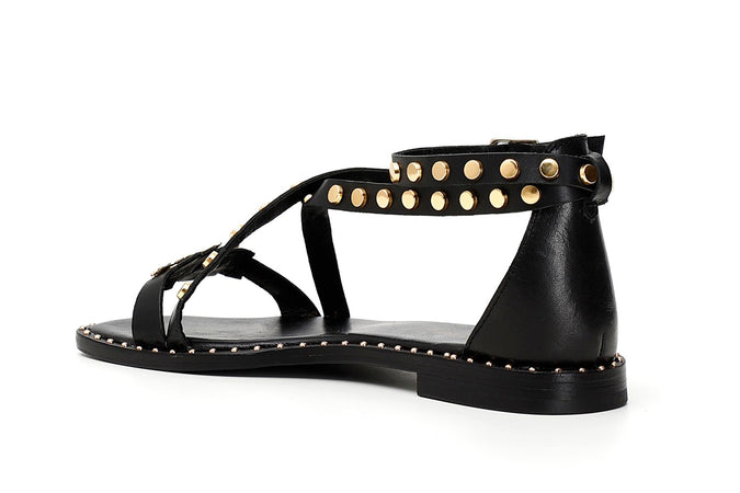 SANDALO CHIUSO DIETRO IN PELLE