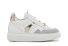 SNEAKERS IN PELLE CON PASALACCIO CATENA