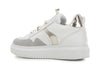 SNEAKERS IN PELLE CON PASALACCIO CATENA