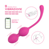 Ovetto Vibrante Stimolatore Palline Vaginali Vibranti Controllo App in Silicone