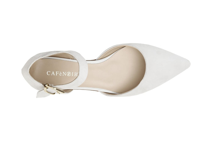 BALLERINA IN CAMOSCIO CON LACCIO E FIBBIA