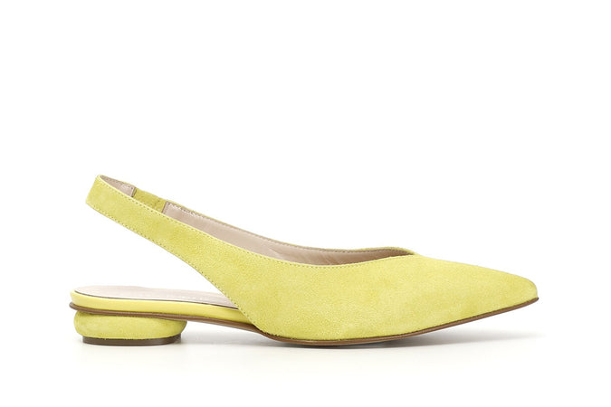 BALLERINA IN CAMOSCIO APERTA DIETRO