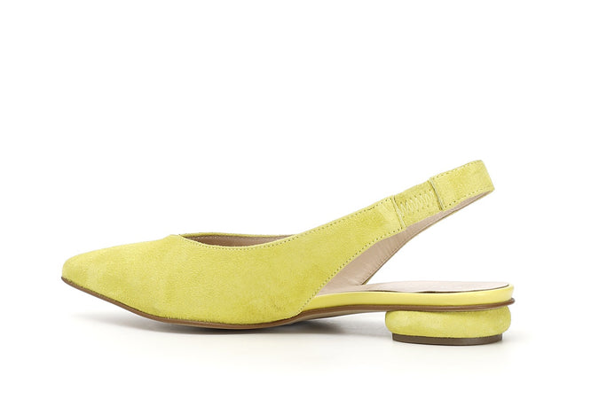 BALLERINA IN CAMOSCIO APERTA DIETRO