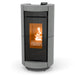 Thermorossi Termostufa a Pellet Dorica Idra 21 Stone 22,5 kW Con Rivestimento In Pietra Ollare