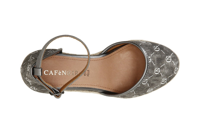 SCARPE IN TESSUTO SU ZEPPA CORDA