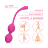 Ovetto Vibrante Stimolatore Palline Vaginali Vibranti Controllo App in Silicone