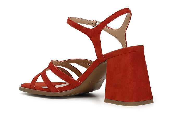 SANDALO GILDA MIGNON IN PELLE SCAMOSCIATA