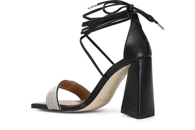 SANDALO SCHIAVA CON STRASS