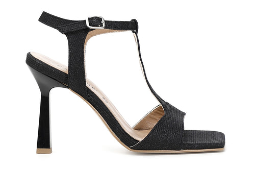 SANDALO T IN TESSUTO LUREX