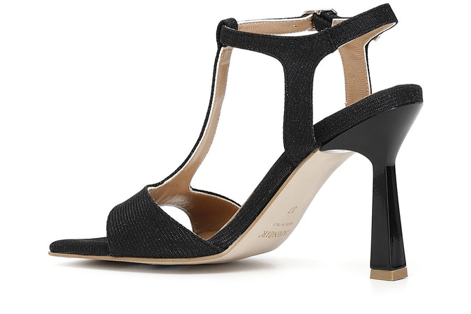 SANDALO T IN TESSUTO LUREX