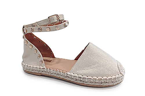 SCARPE IN TESSUTO SU FONDO CORDA