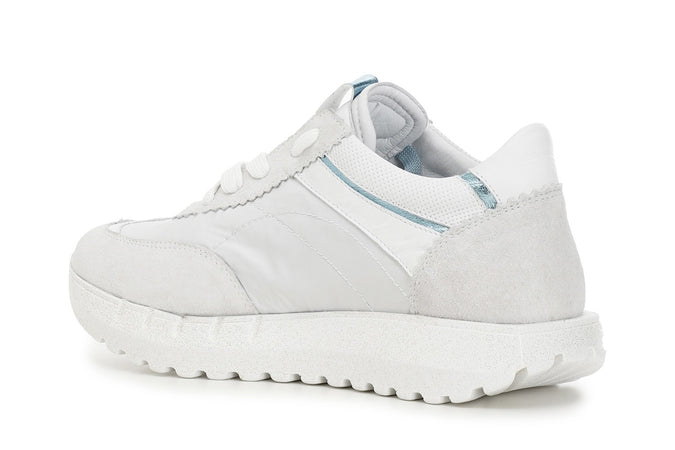 SNEAKERS IN TESSUTO E PELLE